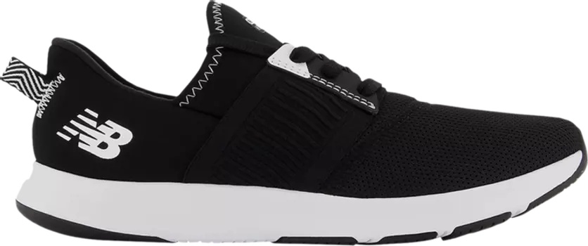 Кроссовки New Balance Wmns DynaSoft Nergize v3 Wide 'Black White', черный