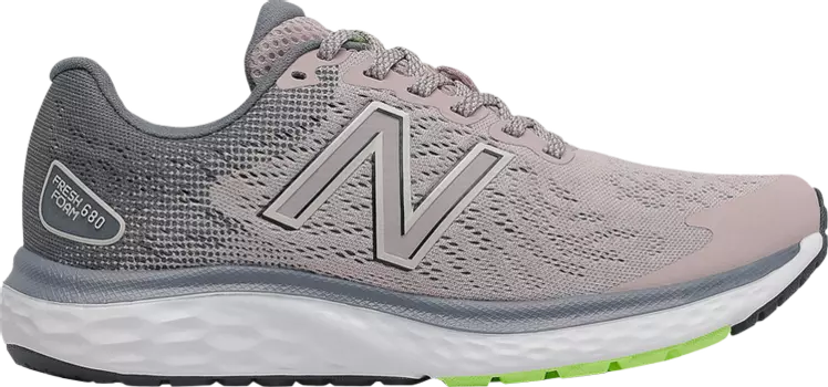 Кроссовки New Balance Wmns Fresh Foam 680v7 Wide 'Logwood', коричневый