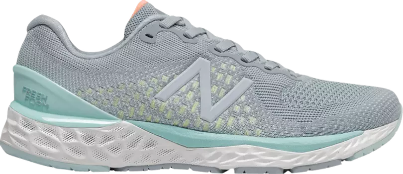 Кроссовки New Balance Wmns Fresh Foam 880v10 Wide 'Light Slate Blue', серый
