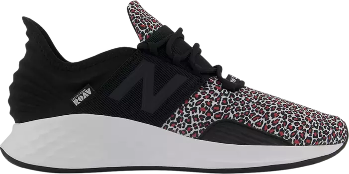 Кроссовки New Balance Wmns Fresh Foam Roav 'Black Leopard', черный