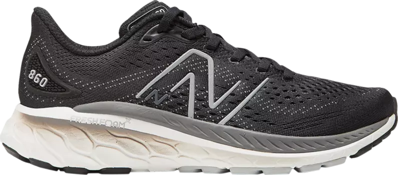 Кроссовки New Balance Wmns Fresh Foam X 860v13 2E Wide 'Black White', черный