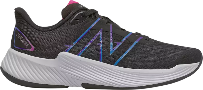 Кроссовки New Balance Wmns FuelCell Prism v2 Wide 'Black Deep Violet', черный