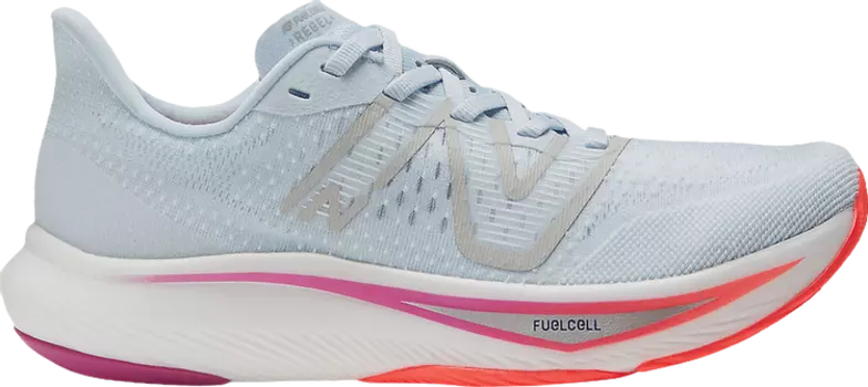 Кроссовки New Balance Wmns FuelCell Rebel v3 Wide 'Starlight Magenta Pop', синий