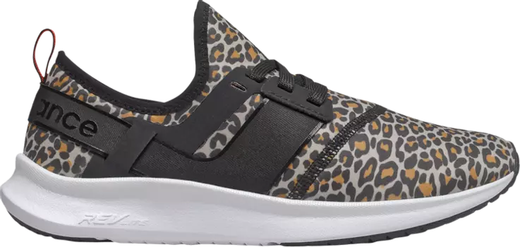 Кроссовки New Balance Wmns Nergize Sport 'Leopard Print', черный
