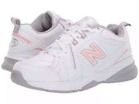 Кроссовки New Balance WX608v5, белый/розовый