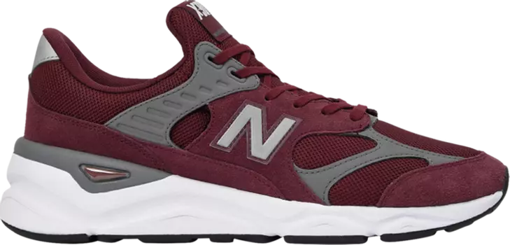 Кроссовки New Balance X-90, бордовый/серый