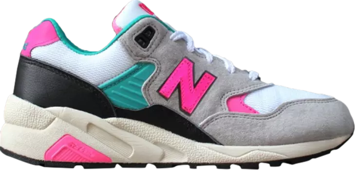 Кроссовки New Balance X-Girl x Wmns 580 'Grey Pink Teal', серый