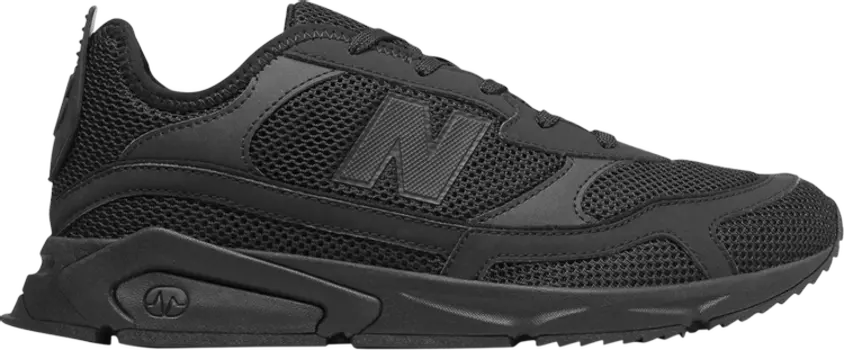 Кроссовки New Balance X-Racer 'Triple Black', черный