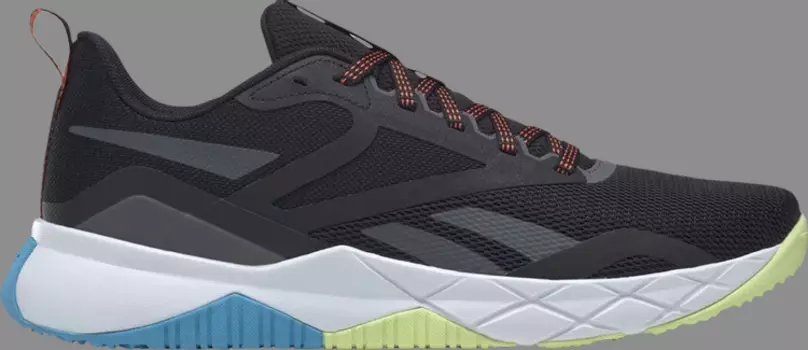 Кроссовки nfx 'black aqua lime' Reebok, черный