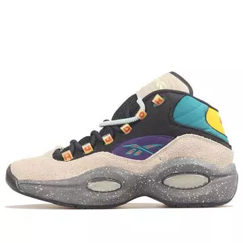 Кроссовки nice kicks x question 'bubba chuck's fishing' Reebok, коричневый