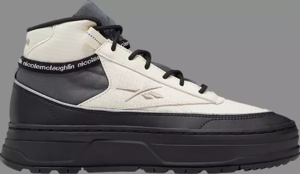 Кроссовки nicole mclaughlin x wmns club c geo mid Reebok, пломбир