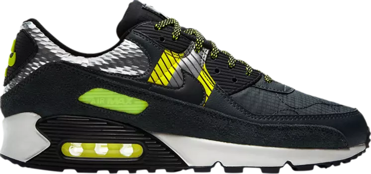 Кроссовки Nike 3M x Air Max 90 'Anthracite Volt', черный