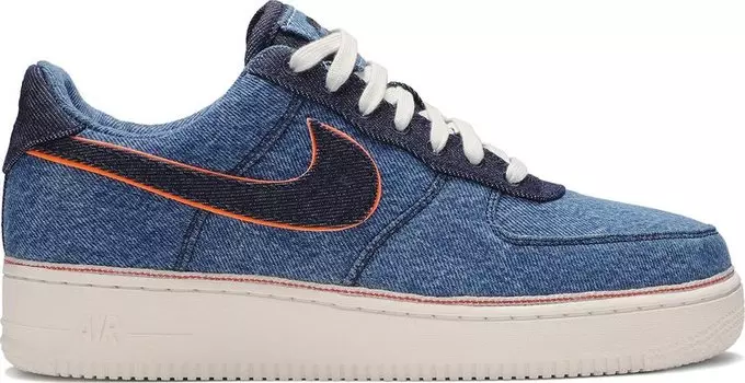 Кроссовки Nike 3x1 x Air Force 1 Low Premium 'Stonewash Blue', синий