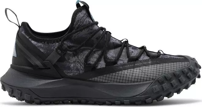 Кроссовки Nike ACG Mountain Fly Low 'Black Green Abyss', черный