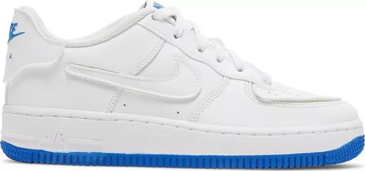 Кроссовки Nike Air Force 1/1 GS 'White Royal Blue', белый