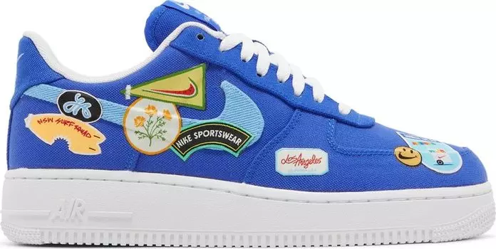 Кроссовки Nike Air Force 1 '07 'Patched Up - Los Angeles', синий
