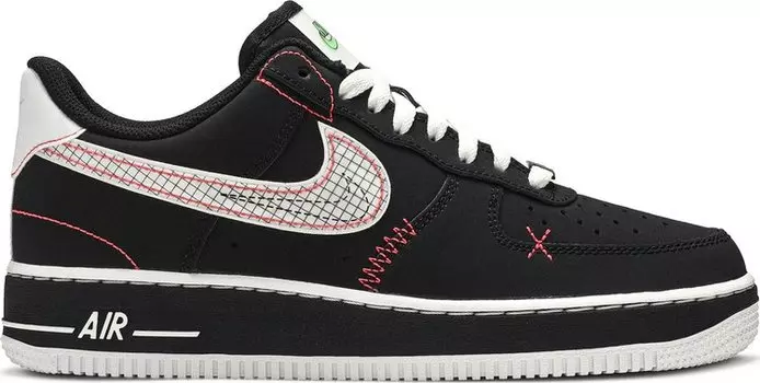 Кроссовки Nike Air Force 1 '07 LV8 'Exposed Stitching', черный