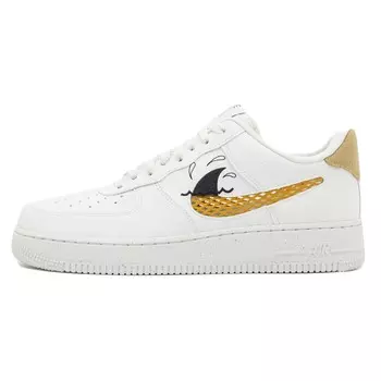 Кроссовки Nike Air Force 1 '07 LV8 NN NSC, белый/золотой/черный