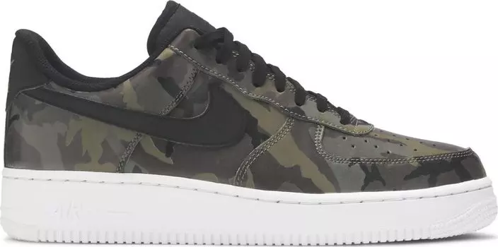 Кроссовки Nike Air Force 1 'Olive Reflective Camo', зеленый