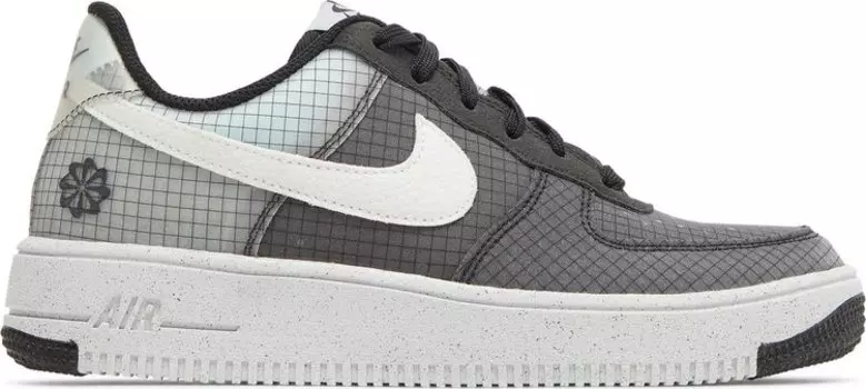 Кроссовки Nike Air Force 1 Crater GS 'Move To Zero - Black White', черный