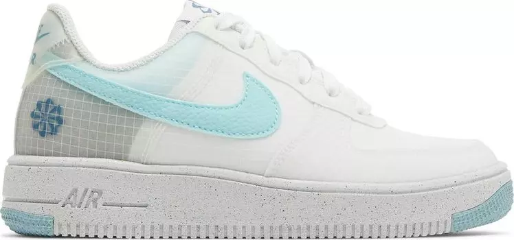 Кроссовки Nike Air Force 1 Crater GS 'White Copa', белый