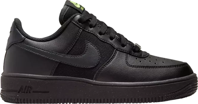 Кроссовки Nike Air Force 1 Crater Next Nature GS 'Black Off Noir Speckled', черный