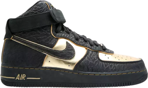Кроссовки Nike Air Force 1 Hi Supreme 'Nitro Microphone Underground', черный