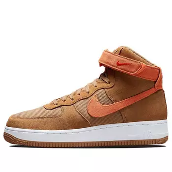 Кроссовки Nike Air Force 1 High '07 LX 'Dark Driftwood Hot Curry', Коричневый