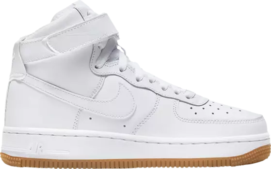 Кроссовки Nike Air Force 1 High GS 'White Gum', белый