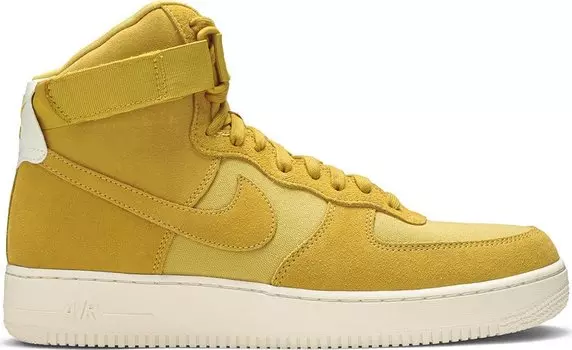 Кроссовки Nike Air Force 1 High Suede 'Yellow Ochre', оранжевый