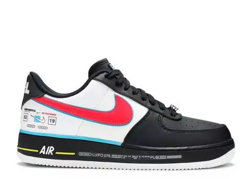 Кроссовки Nike AIR FORCE 1 LOW '07 QS 'MOTORSPORT', черный