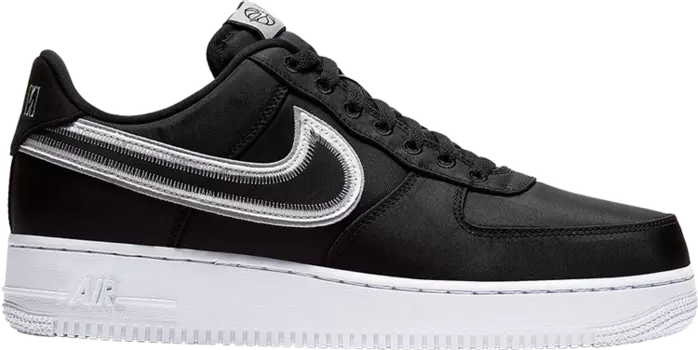Кроссовки Nike Air Force 1 Low 'Reverse Stitch - Black', черный