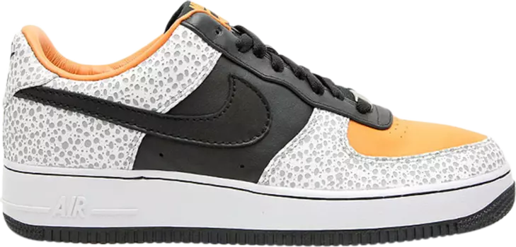 Кроссовки Nike Air Force 1 Low Supreme 'Safari', оранжевый