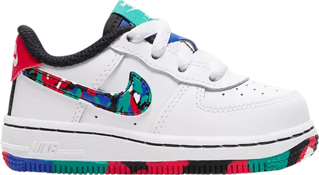 Кроссовки Nike Air Force 1 Low TD 'Melted Crayon', белый