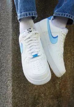 Кроссовки Nike Air Force 1, парусный / синий холодный