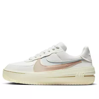 Кроссовки Nike Air Force 1 PLT.AF.ORM 'Sail Arctic Orange', Кремовый