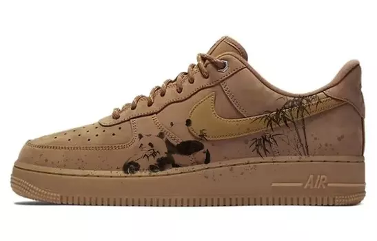 Кроссовки Nike Air Force 1 Skateboarding Shoes Unisex Low-top, коричневый/черный