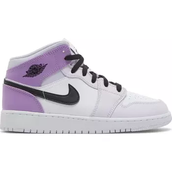 Кроссовки Nike Air Jordan 1 Mid GS, фиолетовый
