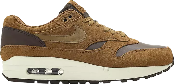 Кроссовки Nike Air Max 1 Premium Leather 'Ale Brown', коричневый