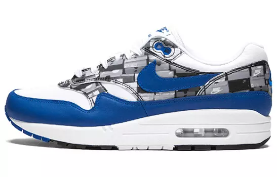 Кроссовки Nike Air Max 1 Unisex, белый/серый/синий