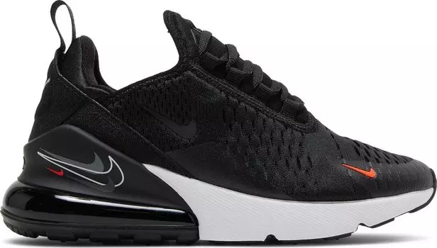 Кроссовки Nike Air Max 270 GS 'Black Particle Grey', черный