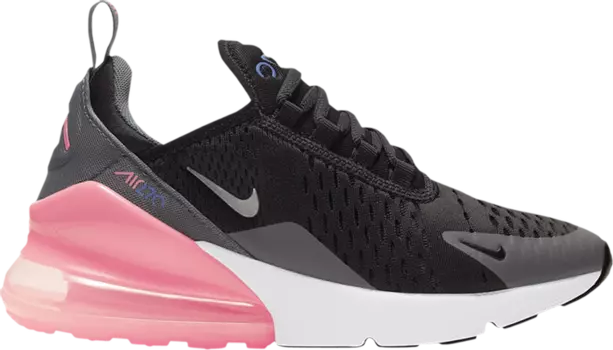 Кроссовки Nike Air Max 270 GS 'Black Sunset Pulse', черный