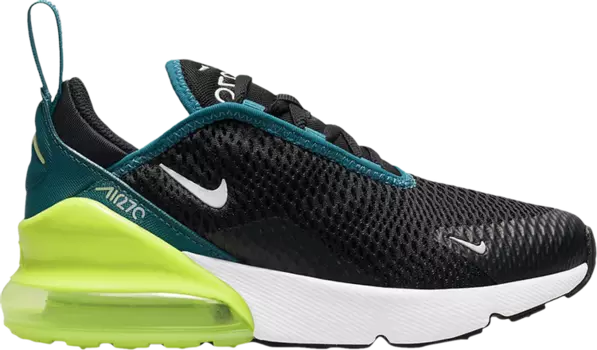 Кроссовки Nike Air Max 270 PS 'Black Bright Spruce Volt', черный