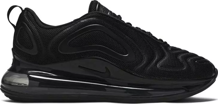 Кроссовки Nike Air Max 720 GS 'Triple Black', черный