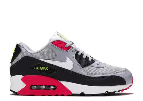 Кроссовки Nike AIR MAX 90 ESSENTIAL 'WOLF GREY RUSH PINK', серый