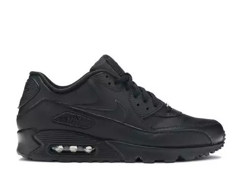 Кроссовки Nike AIR MAX 90 LEATHER 'BLACK', черный