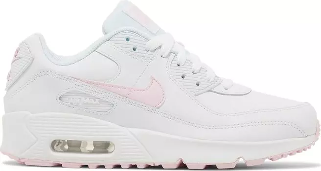 Кроссовки Nike Air Max 90 Leather GS 'White Pink Foam', белый