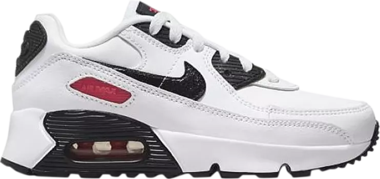 Кроссовки Nike Air Max 90 Leather SE 2 PS 'White Very Berry', белый