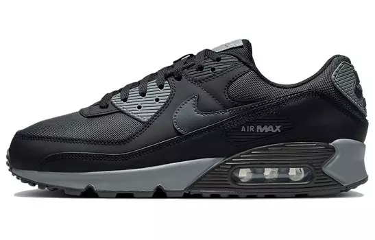 Кроссовки Nike Air Max 90 Lifestyle Shoes Men Low-top Black, черный