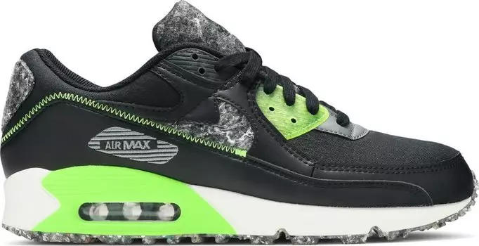 Кроссовки Nike Air Max 90 M2Z2 'Recycled Wool Pack - Black Electric Green', черный